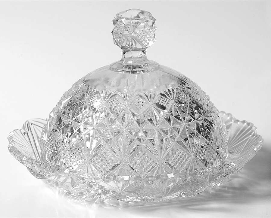 Teutonic Round Covered Butter by McKee-1
