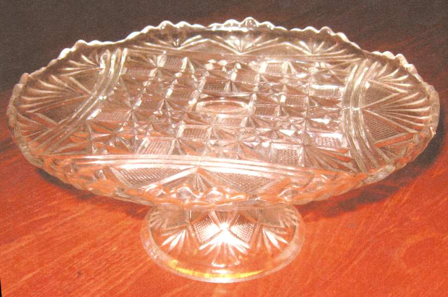 Teutonic Round Cake Stand by McKee-1