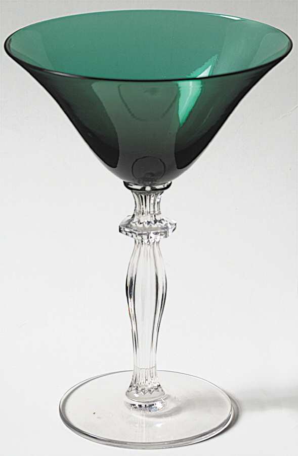 Monroe Venetian Green Champagne/Tall Sherbet by Morgantown-1