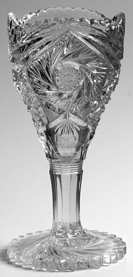 Fentec Clear 8" Flower Vase by McKee-1