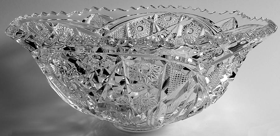 Fentec Clear Round Orange Bowl by McKee-1