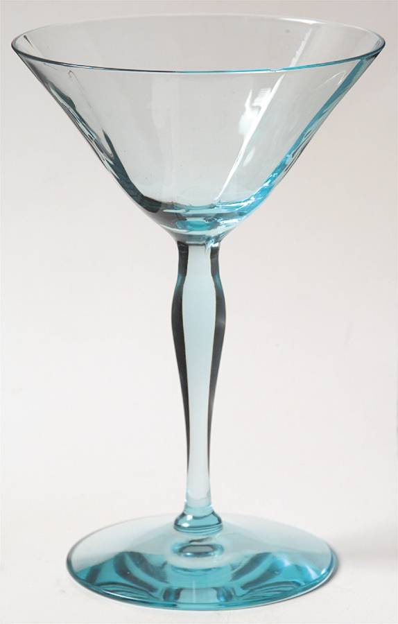 Heirloom Aquamarine Champagne/Tall Sherbet by Morgantown-1