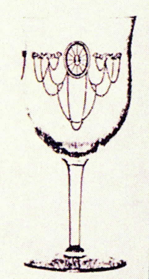 Etch 801 Water Goblet by Monongah-1