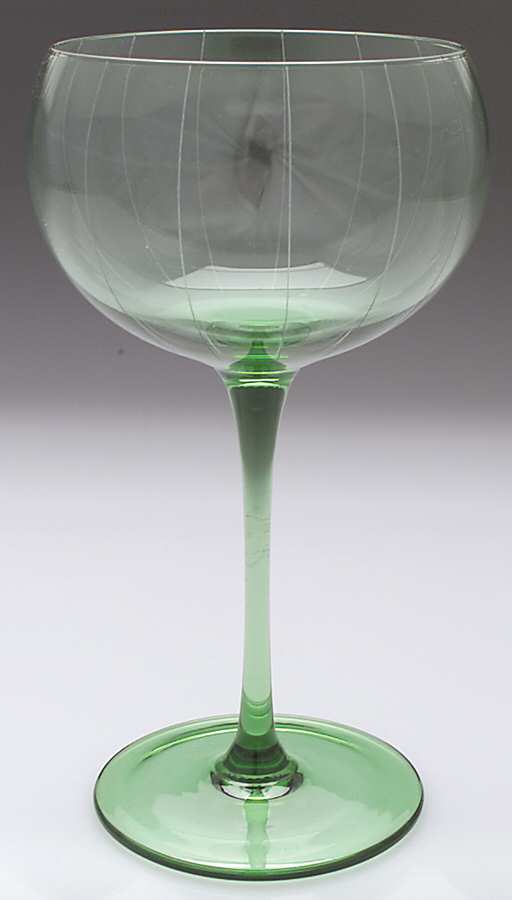 Highline Green Water Goblet by Mikasa-1