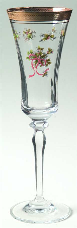 Palatial Holly Gold Fluted Champagne by Mikasa-1