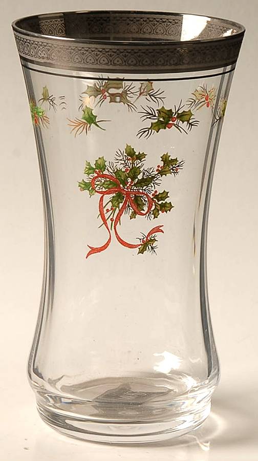 Palatial Holly Platinum Highball Glass by Mikasa-1