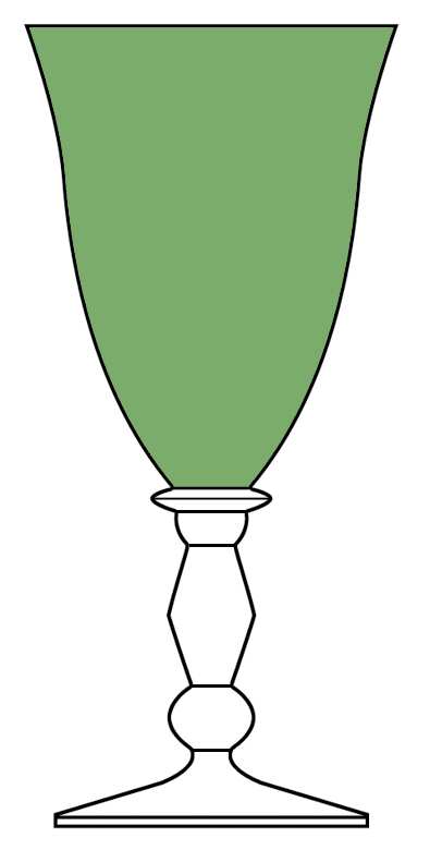 Estate Green Water Goblet by Mikasa-1