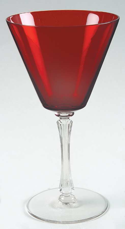 Empire Ruby Water Goblet by Morgantown-1
