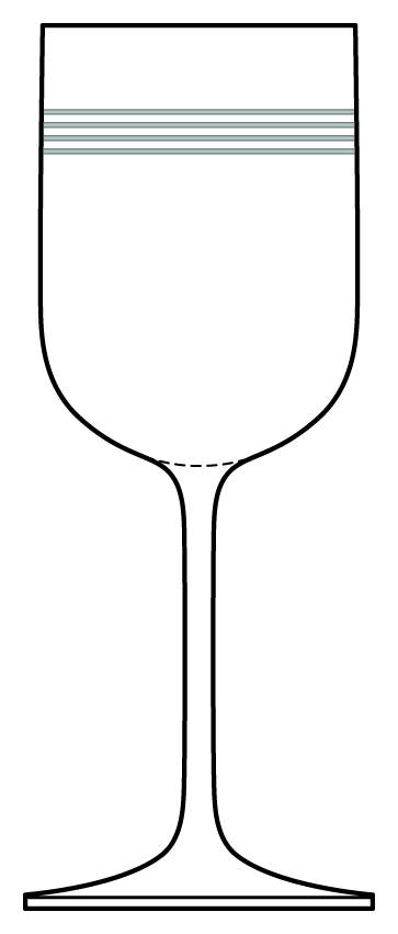 Loop Water Goblet by Marc Aurel-1