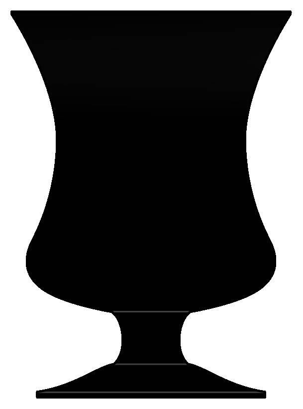 Patriot Black Water Goblet by Morgantown-1