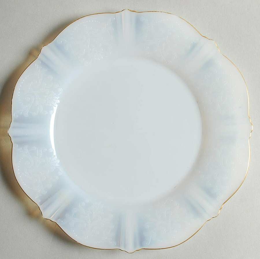 American Sweetheart Monax (Gold Trim) 8" Salad Plate by MacBeth-Evans-1