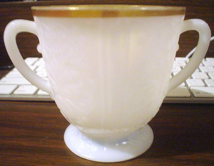 American Sweetheart Monax (Gold Trim) Open Sugar/Footed by MacBeth-Evans-1