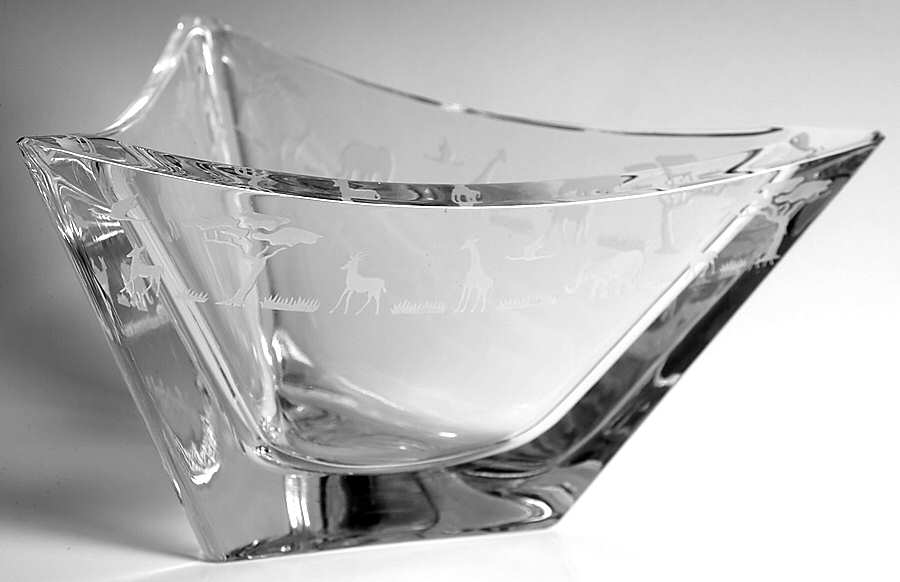 Safari (Giftware) 11" Triangular Bowl by Mikasa-1