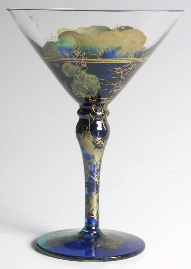 Lagoon Martini Glass by Monarch Crystal-1