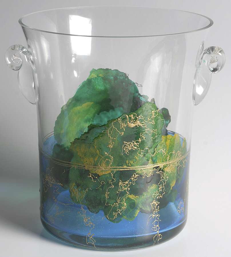 Lagoon Ice Bucket by Monarch Crystal-1