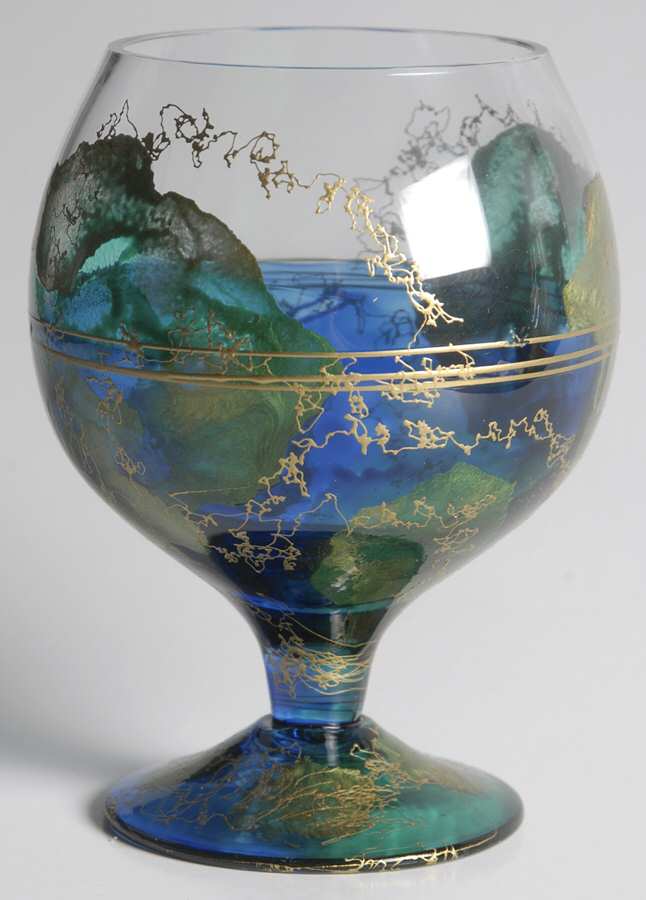 Lagoon Brandy Glass by Monarch Crystal-1