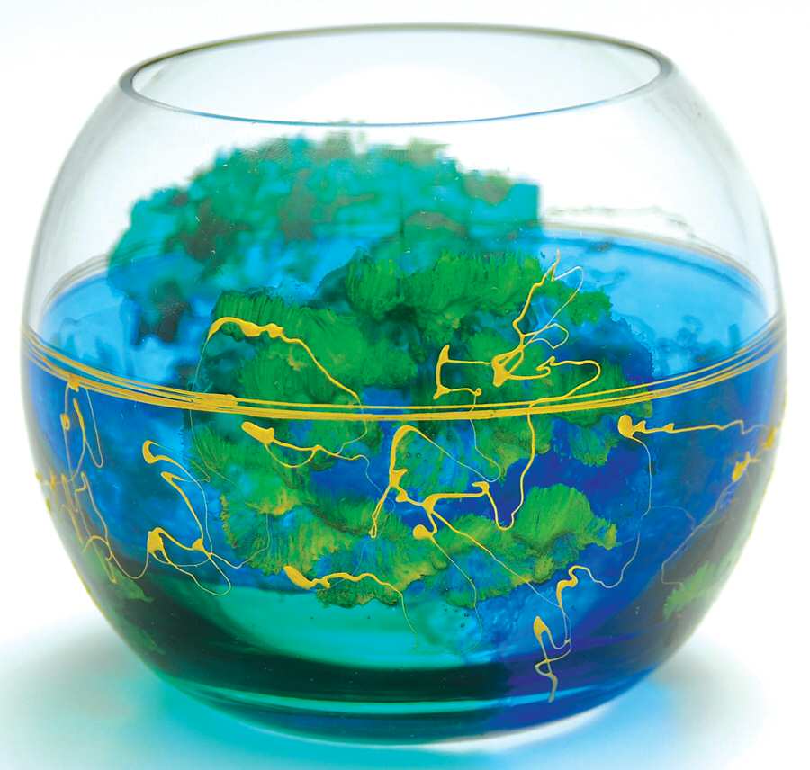 Lagoon 3" Rose Bowl by Monarch Crystal-1