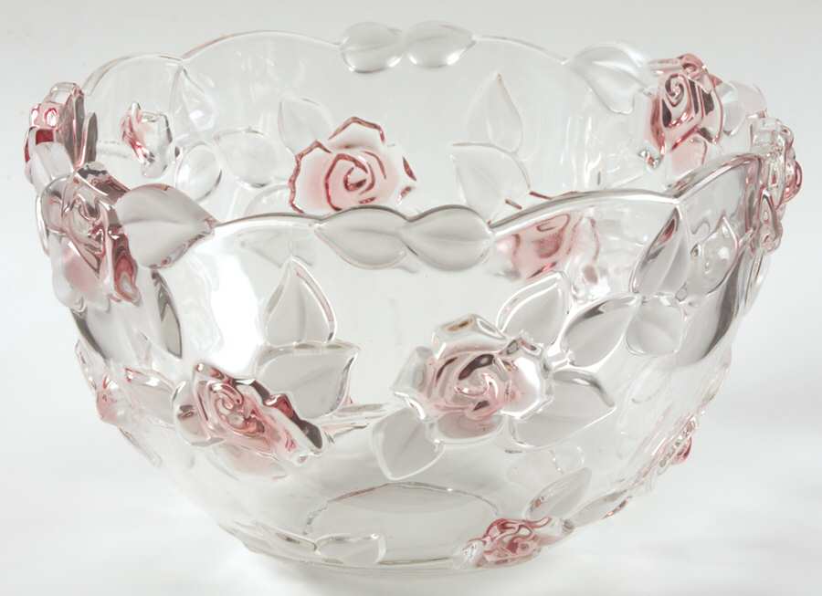 Bella Rosa Pink Frost 9" Round Bowl by Mikasa-1