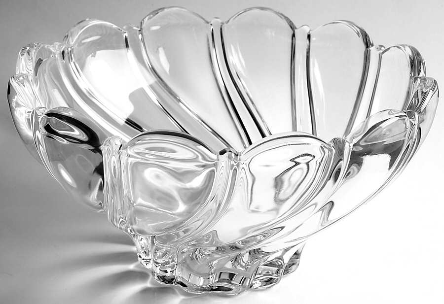 Peppermint Clear 10" Round Bowl by Mikasa-1