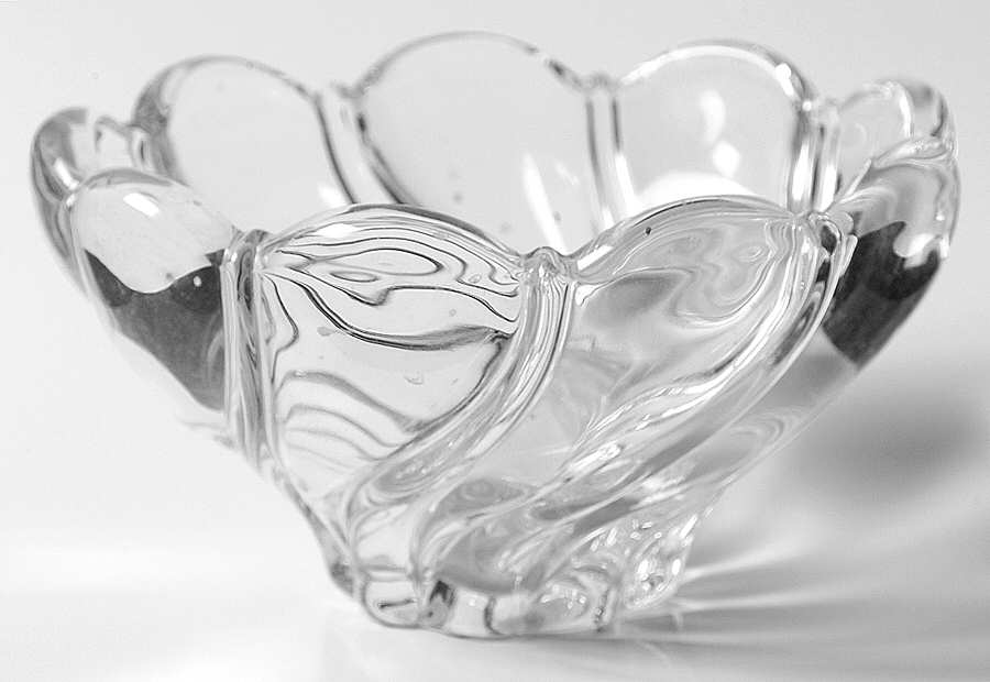 Peppermint Clear 5" Round Bowl by Mikasa-1