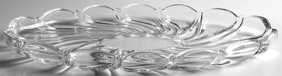 Peppermint Clear 14" Oval Platter by Mikasa-1