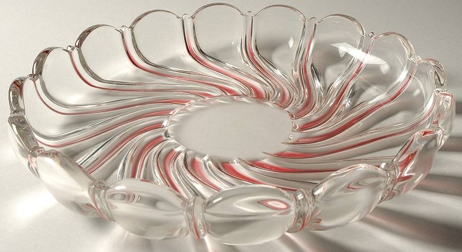 Peppermint Red 14" Oval Platter by Mikasa-1
