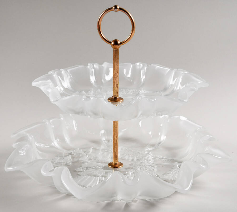 Holiday Classic 2 Tier Serving Tray by Mikasa-1