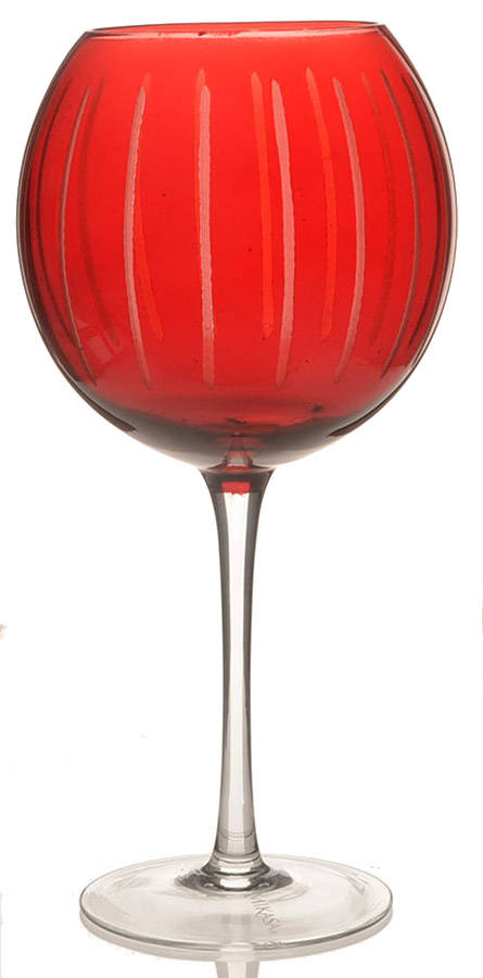 Cheers Ruby Balloon Wine by Mikasa-1
