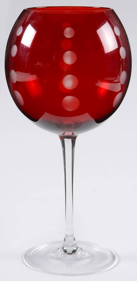 Cheers Ruby Balloon Wine by Mikasa-1
