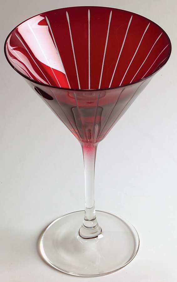 Cheers Ruby Martini Glass by Mikasa-1