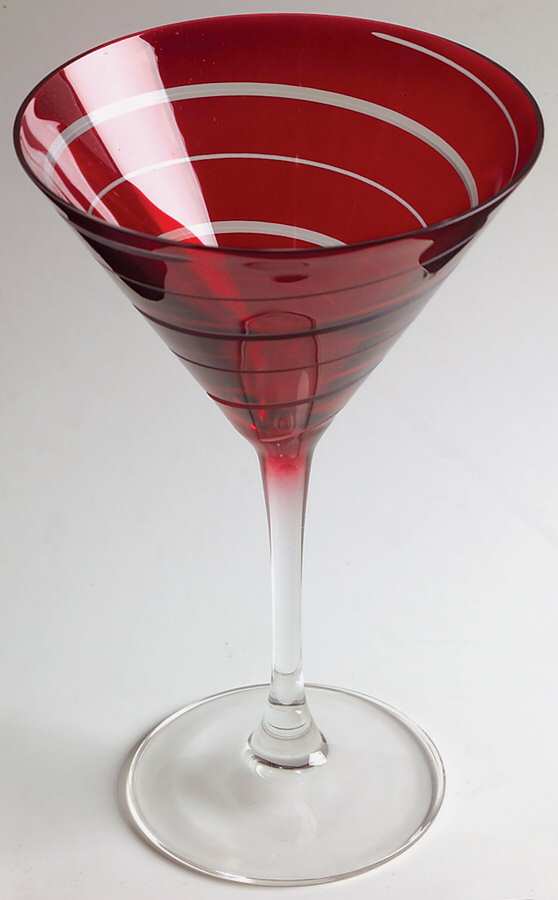 Cheers Ruby Martini Glass by Mikasa-1