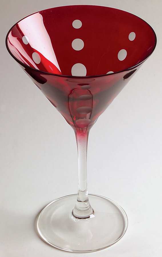 Cheers Ruby Martini Glass by Mikasa-1