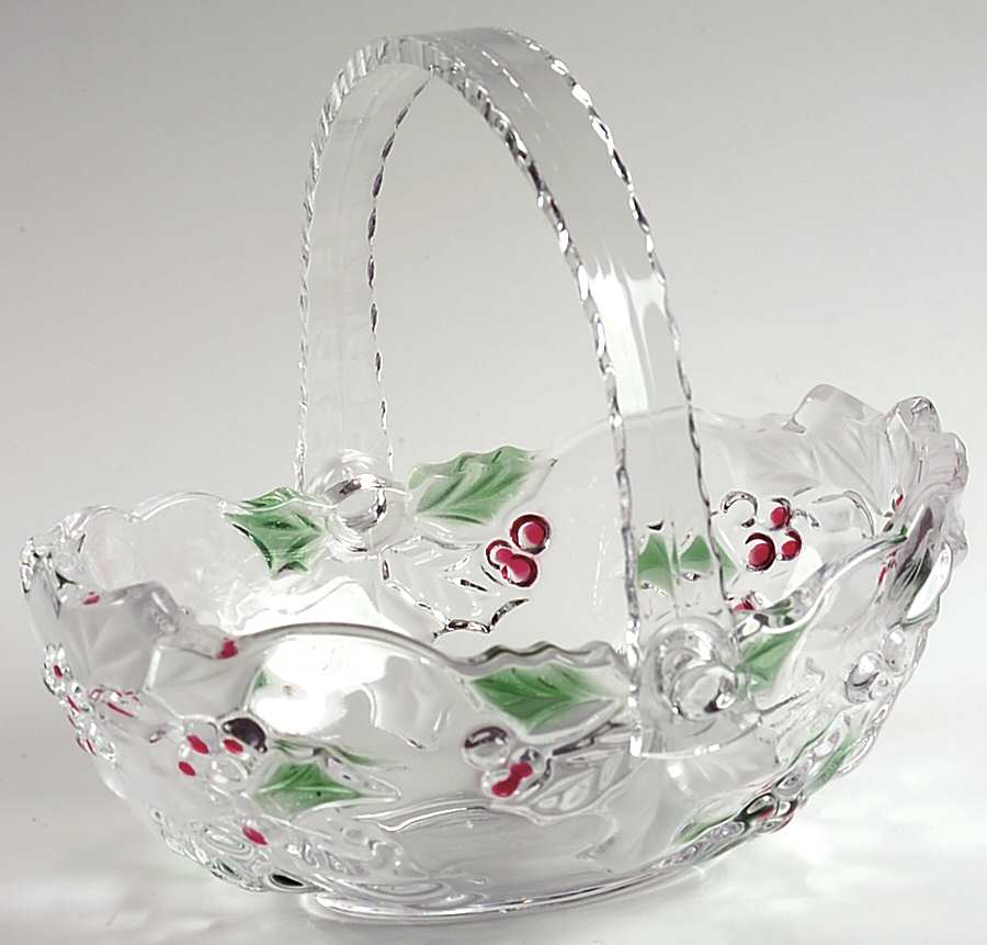 Holiday Bloom 8" Basket by Mikasa-1