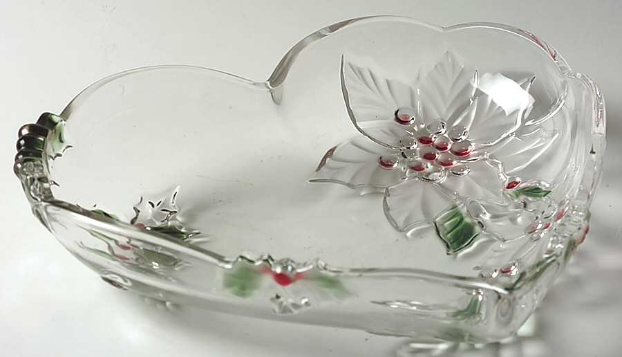 Holiday Bloom Large Heart Bowl by Mikasa-1