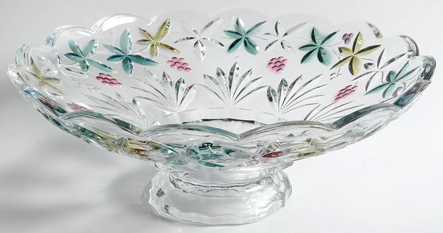 Garden Vineyard Footed Bowl by Mikasa-1