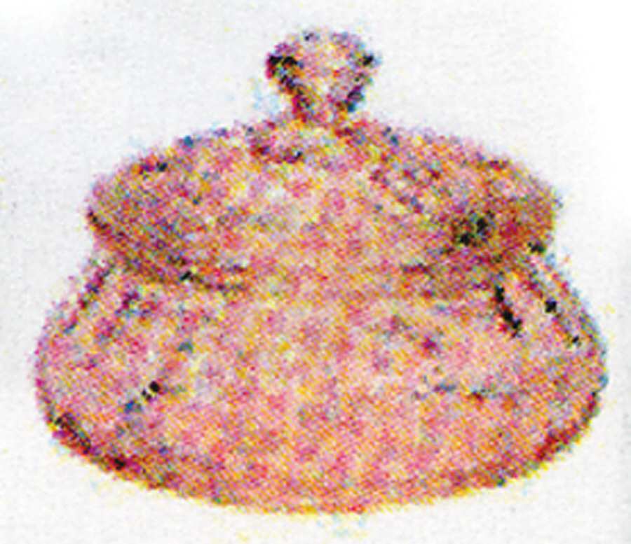 Jennifer Miniatures Yellow Jam/Jelly & Lid by Mosser (Ohio)-1