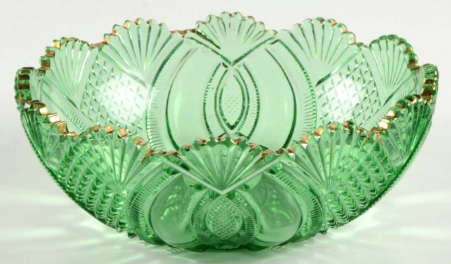 Hickman Green 6" Round Bowl by McKee-1