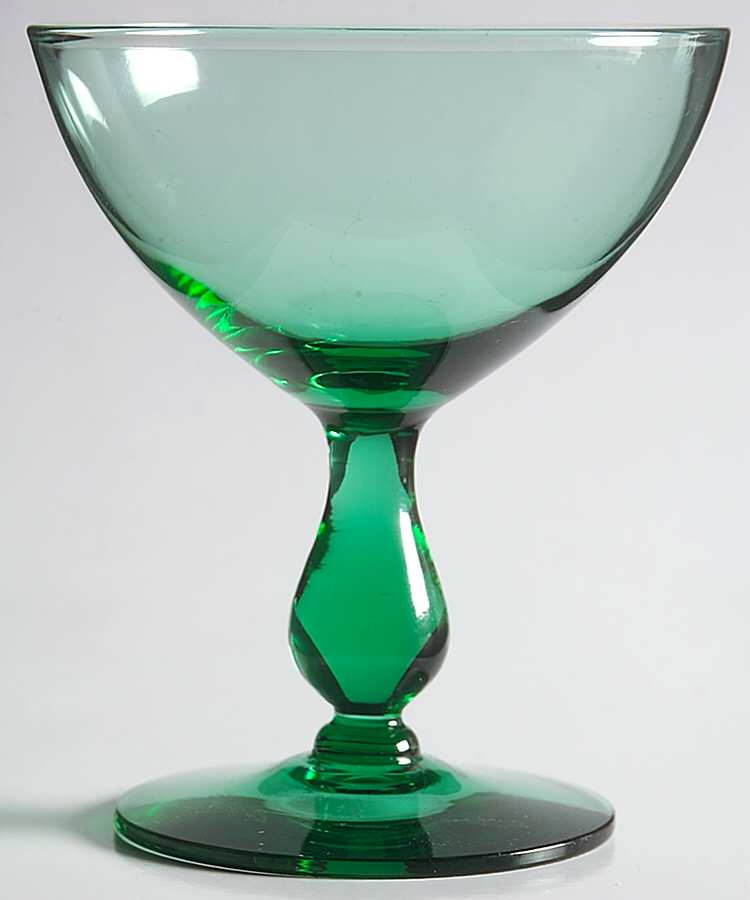Regina Green Champagne/Tall Sherbet by Morgantown-1