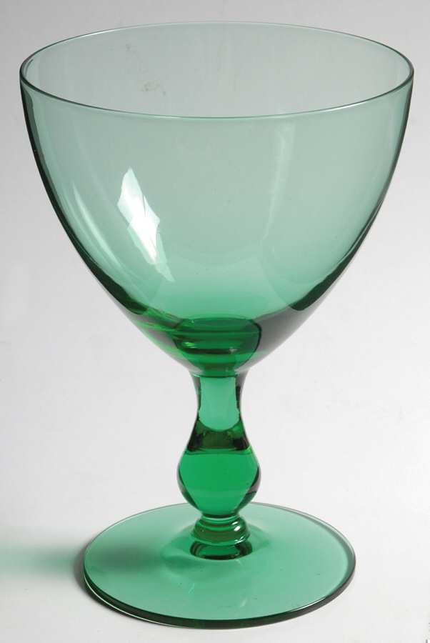 Regina Green Water Goblet by Morgantown-1