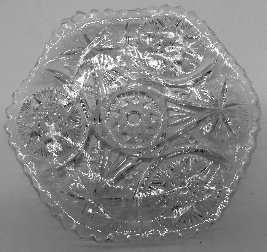 Yutec Clear Bread & Butter Plate by McKee-1