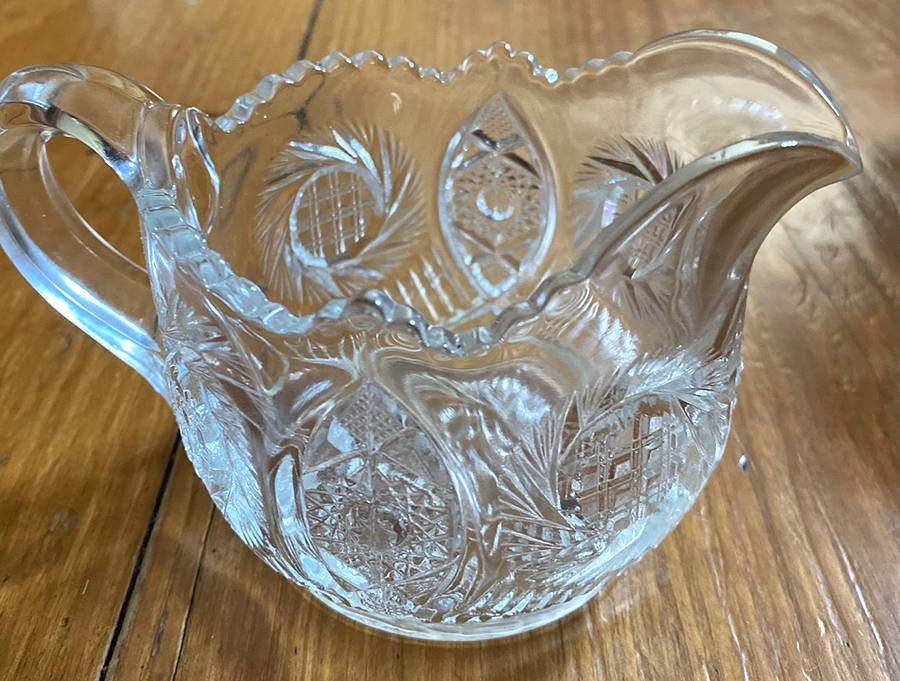 Sunburst Berry Creamer by McKee-1