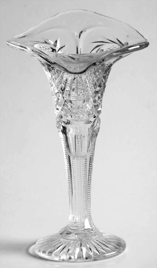 Sunburst 6" Trumpet Vase by McKee-1