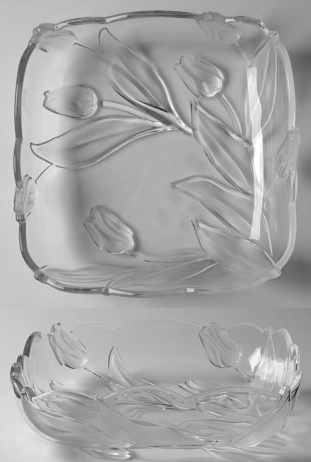 Nadine (Giftware) 10" Square Bowl by Mikasa-1