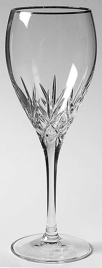 Orion Platinum Water Goblet by Mikasa-1
