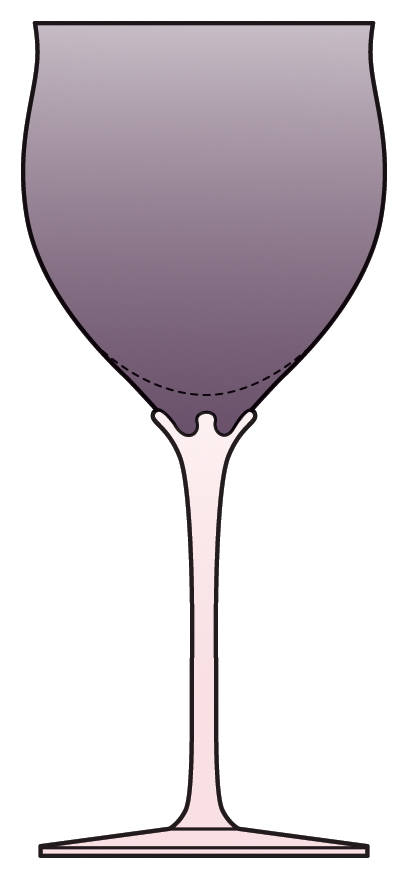 Fleurette Amethyst Pink Water Goblet by Mikasa-1