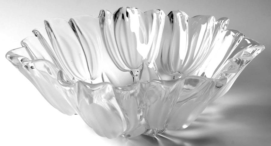 Tulips Satin 12" Hostess Bowl by Mikasa-1