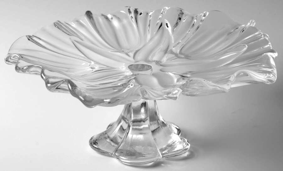 Tulips Satin Round Compote (Height X Width) by Mikasa-1