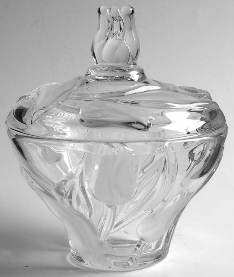 Tulips Satin Candy Dish & Lid by Mikasa-1