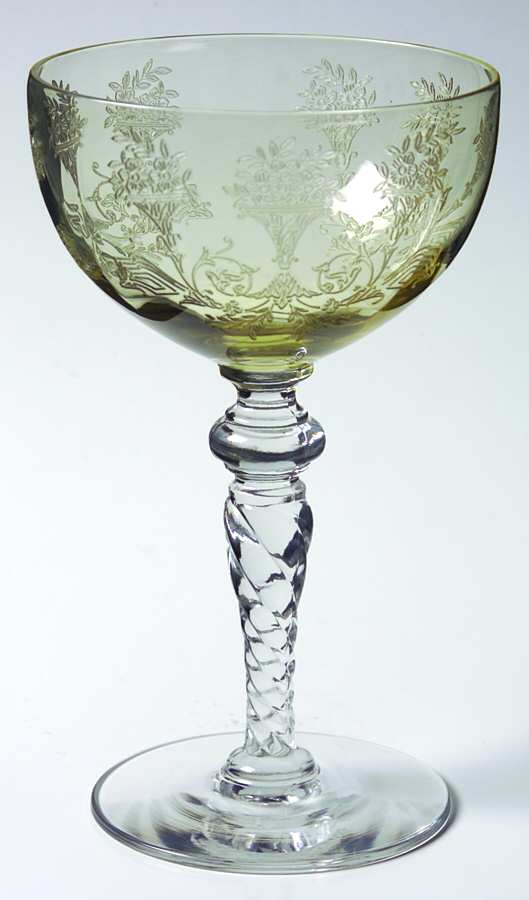 Maytime Topaz (Stem 7653 1-2) Champagne/Tall Sherbet by Morgantown-1