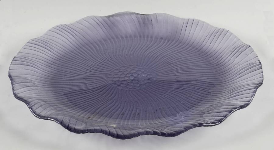 Ruffled Lotus Lavender 13" Hostess Server/Tray by Mikasa-1